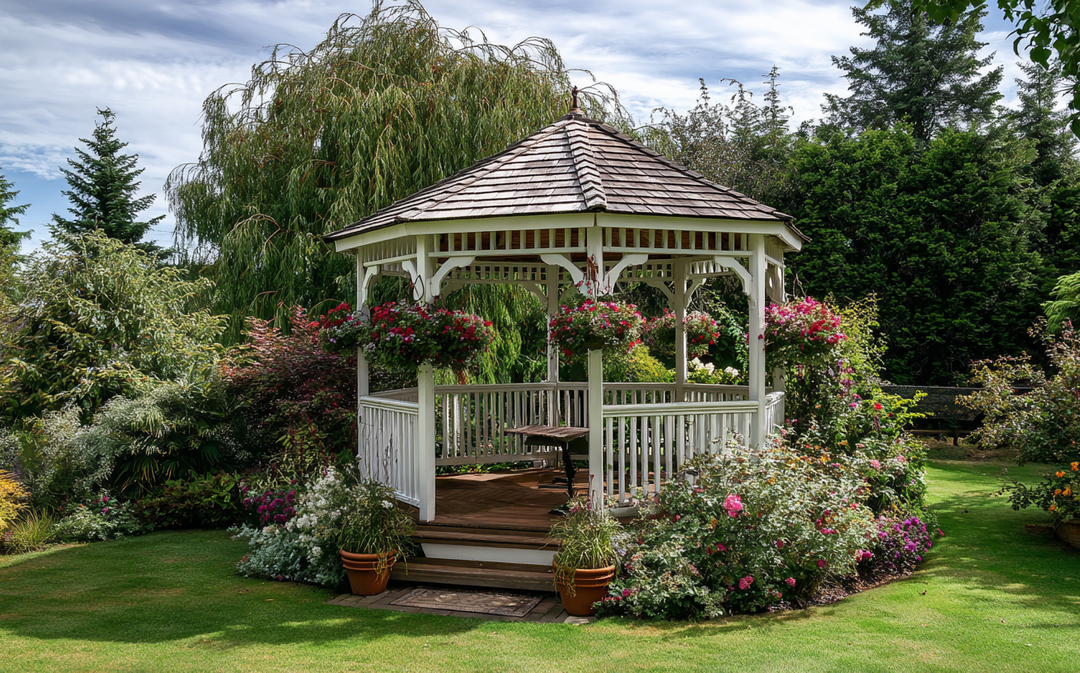 Altany ogrodowe – twój przewodnik po stylach, materiałach i wyborze producenta
